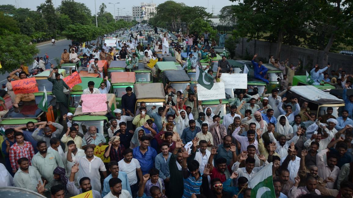 مسيرة داعمة للمسلمين الروهينغا في باكستان (رنا حسين/Getty)