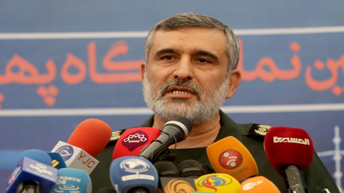 إيران/ قائد القوة الجوفضائية/ أمير علي حاجي زادة(Getty)
