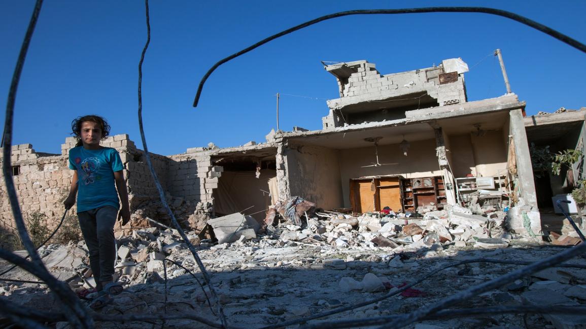 الدمار في إدلب (دانيال ليال أوليفاس/فرانس برس)