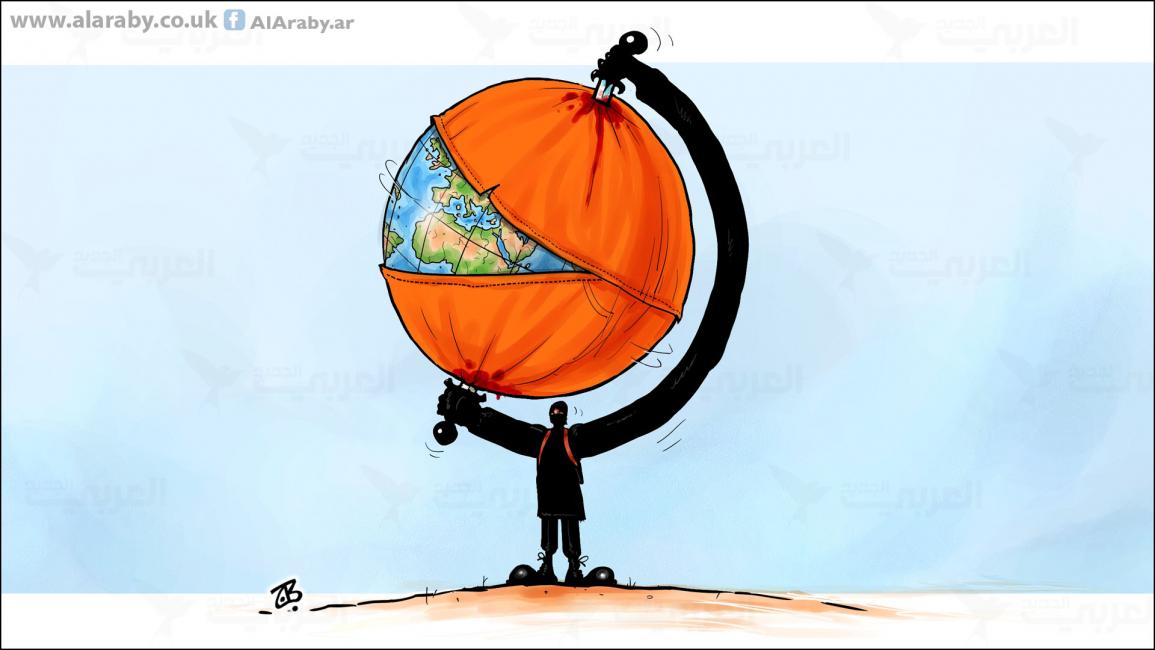 كاريكاتير الارهاب  / حجاج