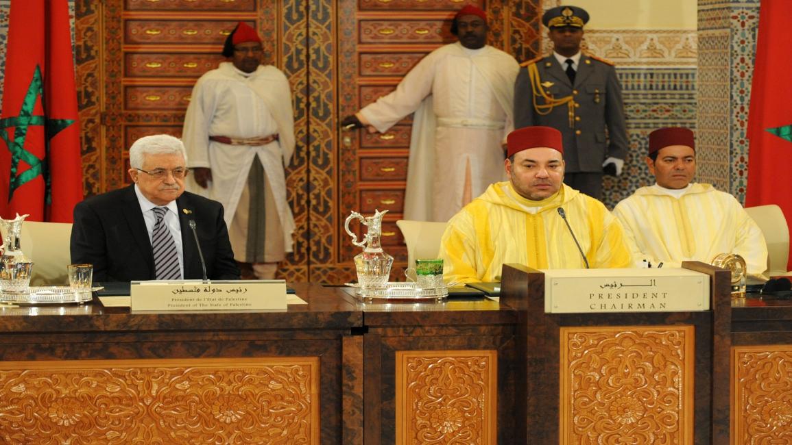 محمود عباس وملك المغرب/سياسة/فاضل سينا/فرانس برس