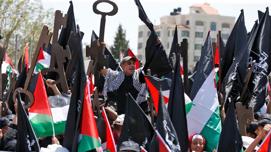 8 مليون فلسطيني يعيشون في الشتات (عباس مومني/فرانس برس)