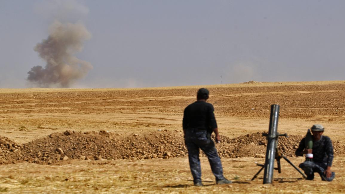 مدافع الهاون في العراق (أحمد الربيعي/فرانس برس)