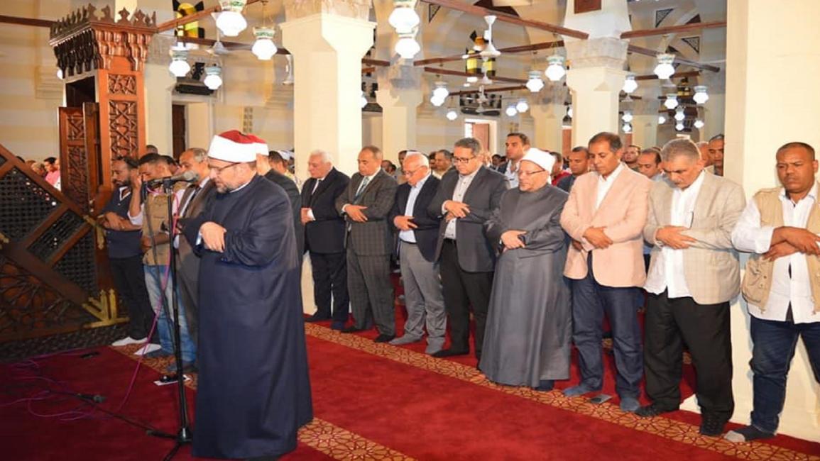 صلاة الجمعة من المسجد العباسي في بورسعيد (فيسبوك)