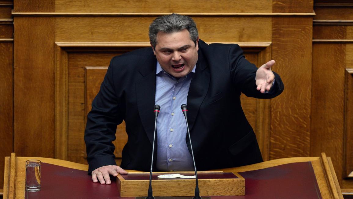 اليونان/سياسة/بانوس كامينوس/(لويزا كولياماكي/فرانس برس)