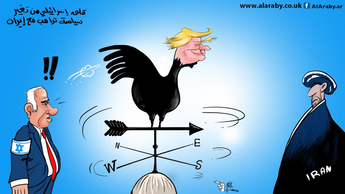 كاريكاتير ترامب وايران / حمرة