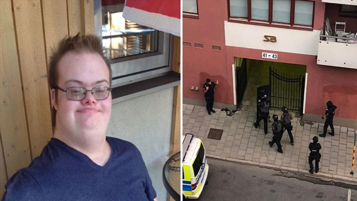 مريض بالتوحد قتلته الشرطة السويدية بالخطأ (تويتر)