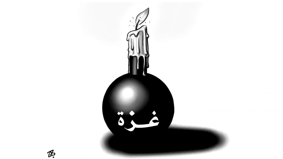 كاريكاتير غزة - عماد حجاج