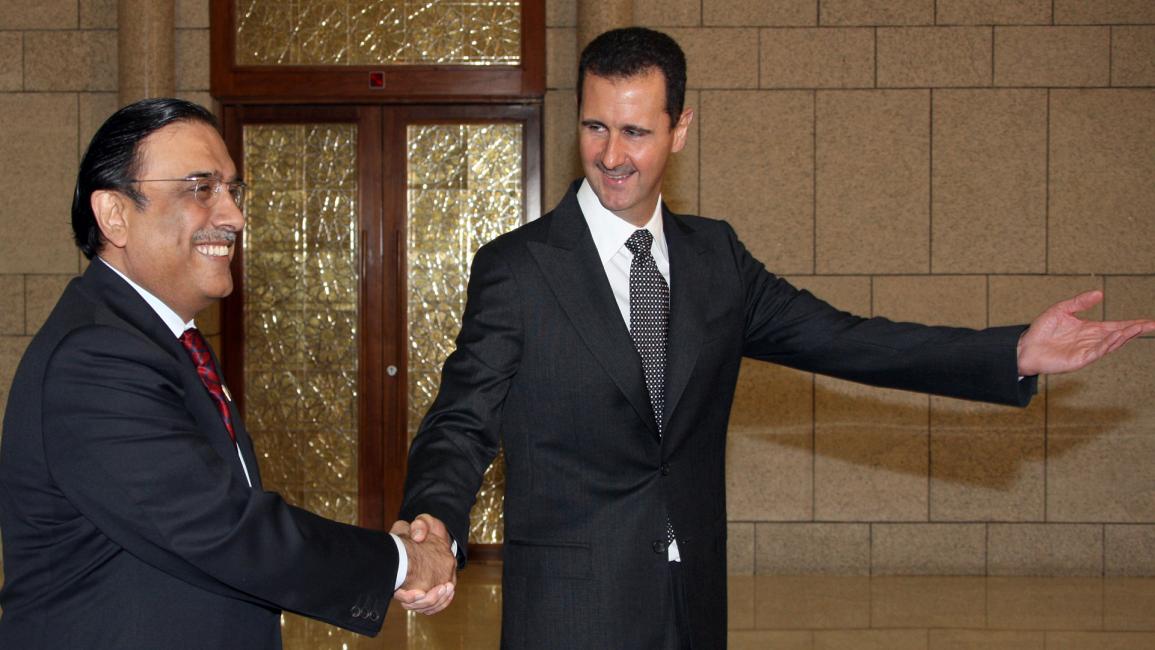 الأسد وزرداري