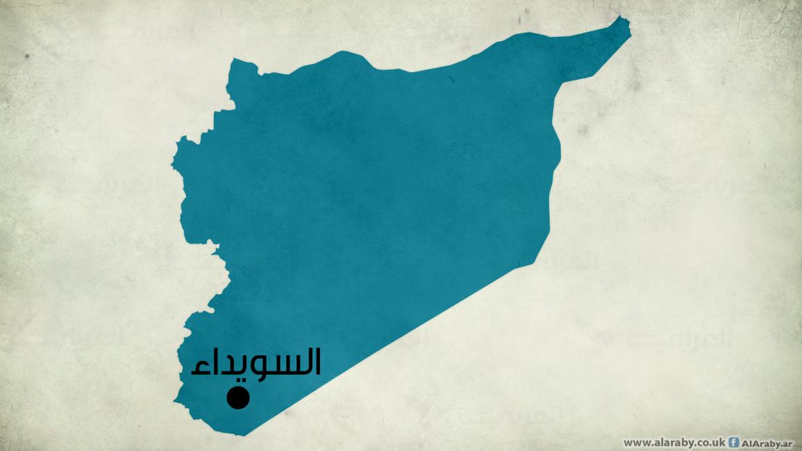 syria swaida map
