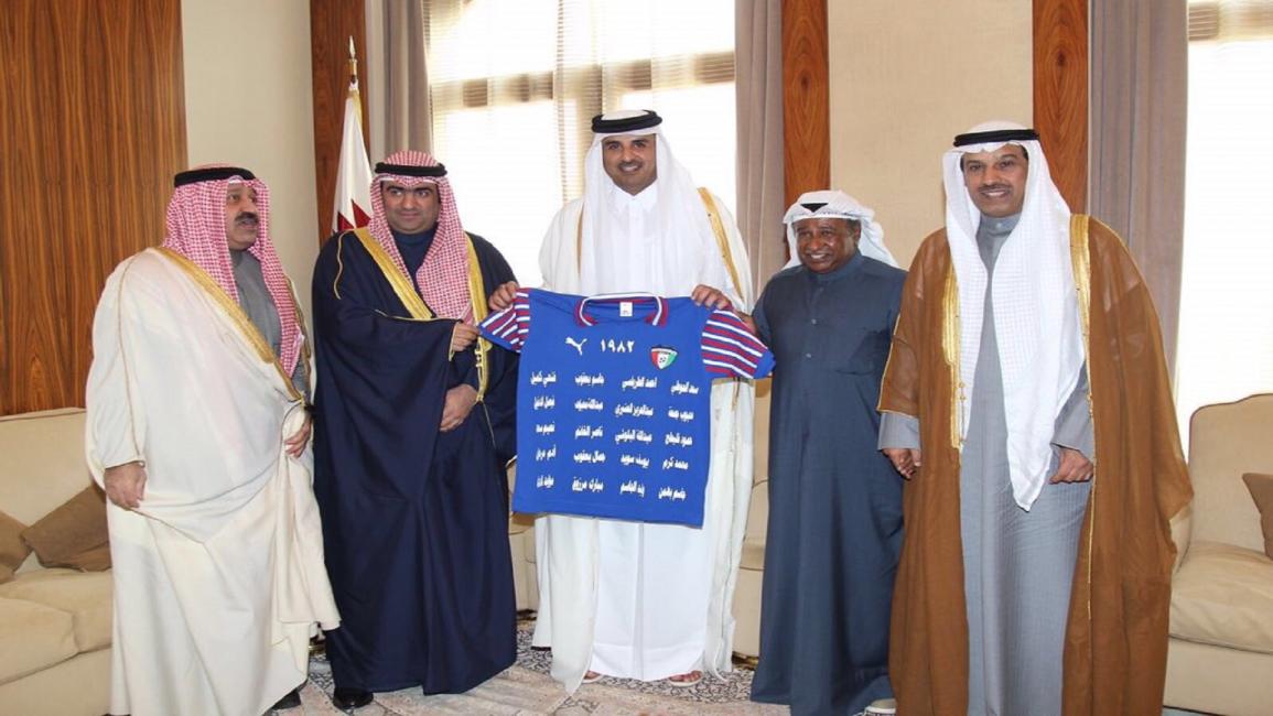 زيارة الوفد الرياضي الكويتي إلى قطر 