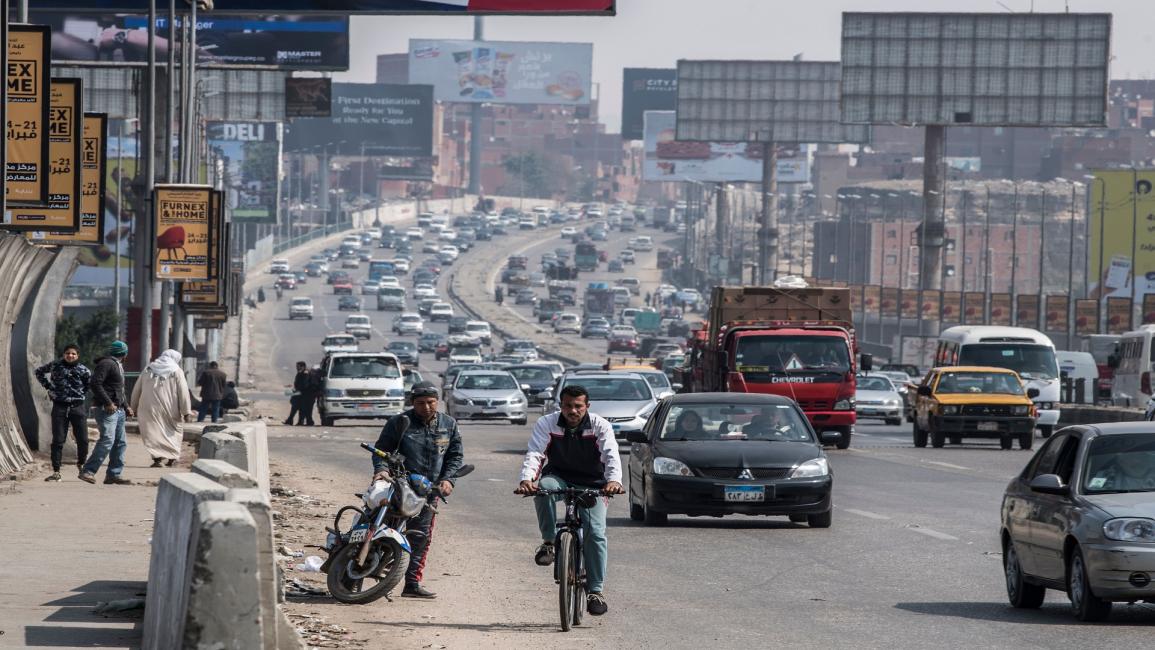 مركبات على طريق سريع في مصر- فرانس برس