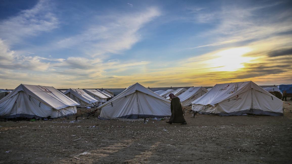 مخيم على الحدود السورية التركية