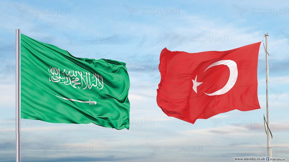 علم تركيا والسعودية