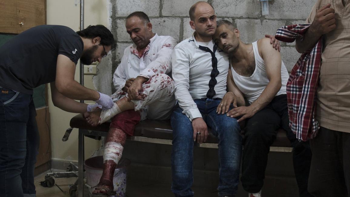 لا مكان للمرضى في مستشفيات حلب المحاصرة (فادي الحلبي/Getty)