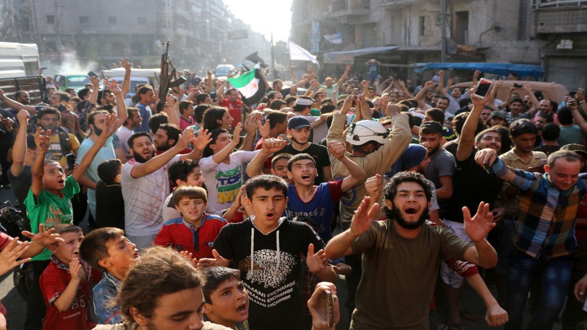 يحتفلون بفك الحصار عن حلب 1- جيتي -6اب 2016