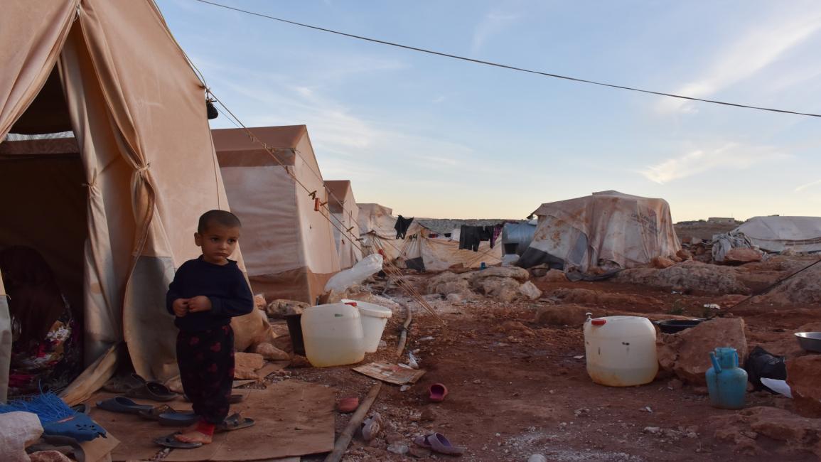 مخيم في إدلب- الأناضول