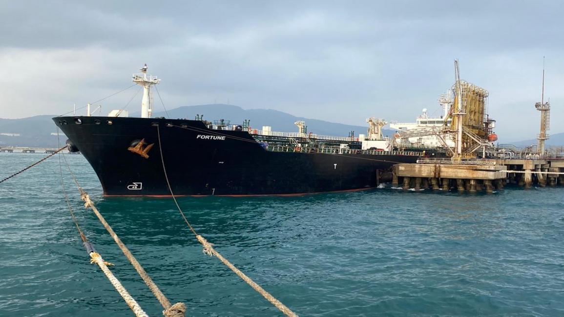 ناقلة النفط الإيرانية في فنزويلا (الأناضول)