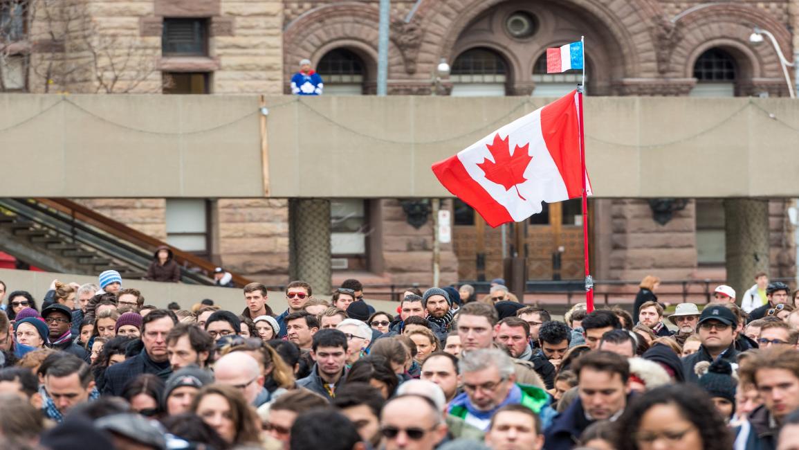 كنديون متضامنون بعد تفجيرات باريس (روبرتو نوا GETTY)