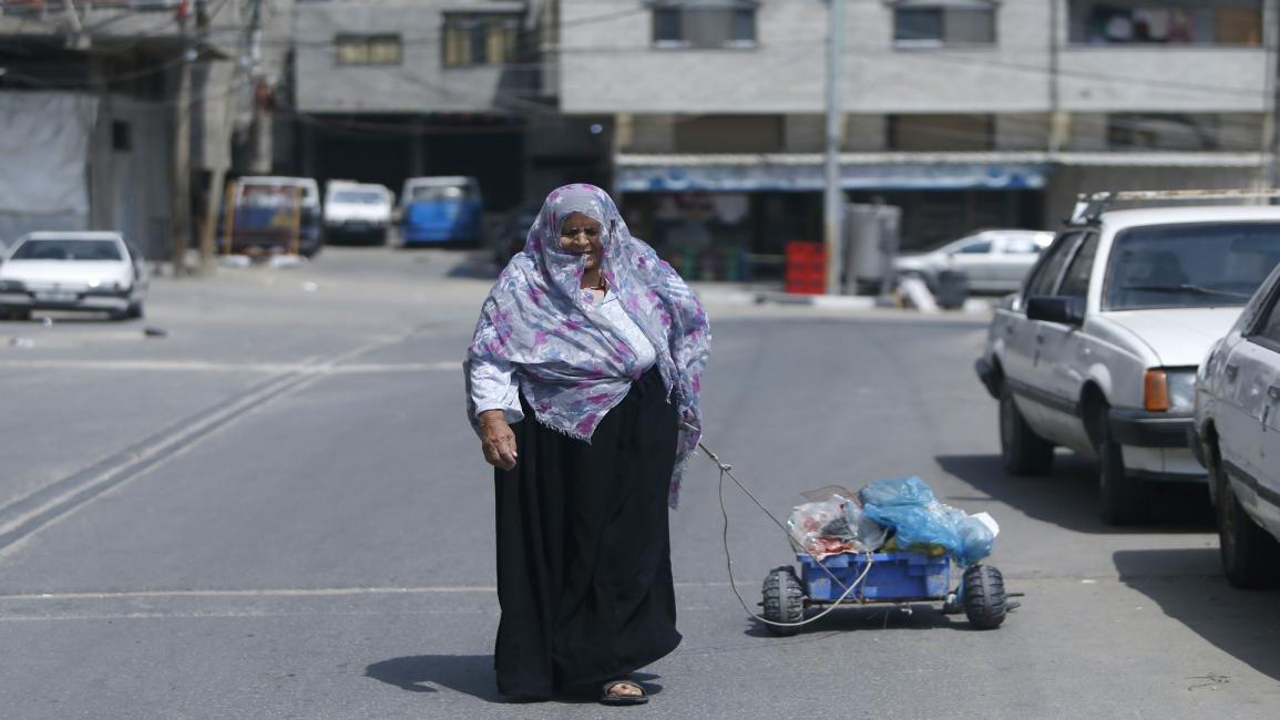 أوضاع الفلسطينيين المعيشية متدهورة (محمد عابد/فرانس برس)