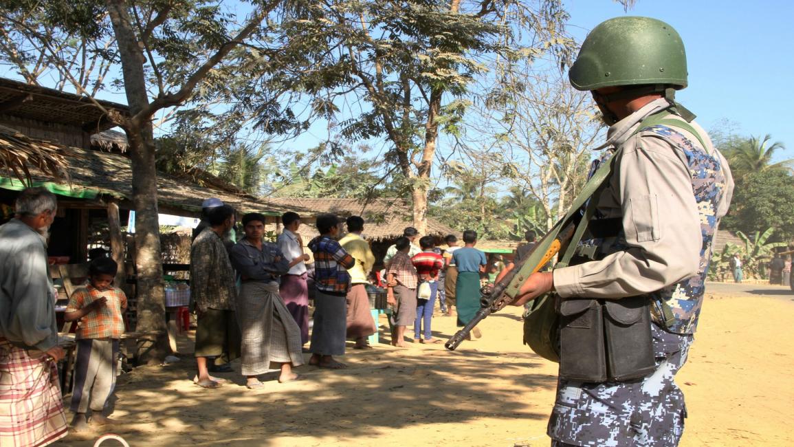 جرائم حرب يرتكبها الجيش البورمي ضد الروهينغا(ريتشارد سارجنت/فرانس برس)