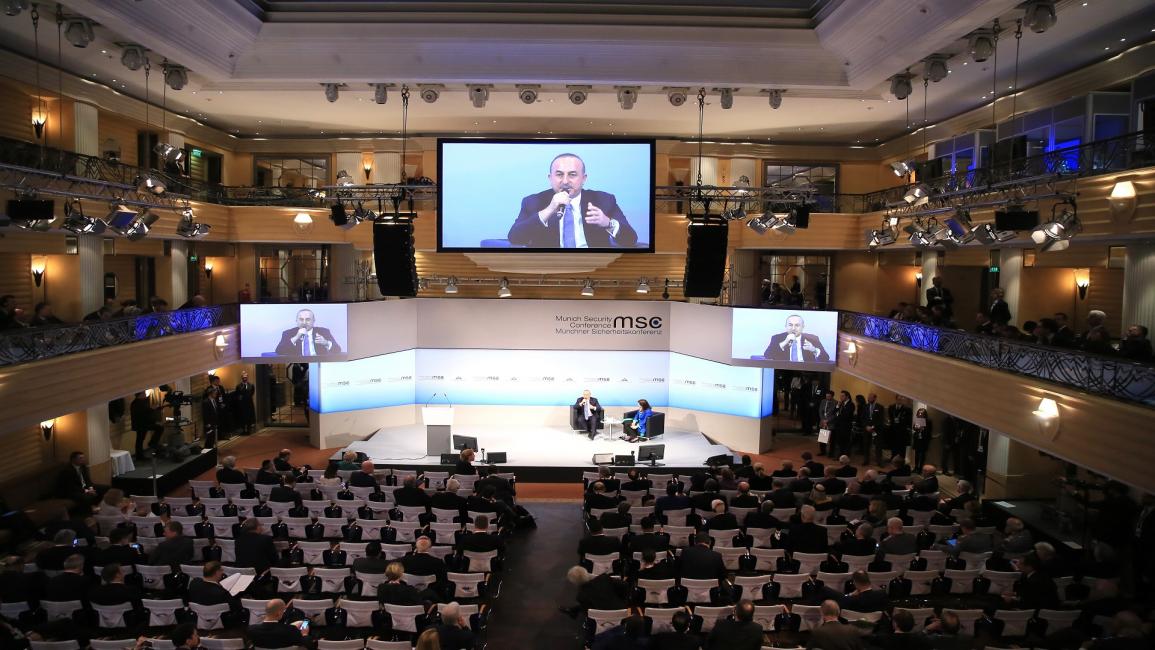 مؤتمر ميونخ للأمن/ وزير الخارجية التركي(Getty)