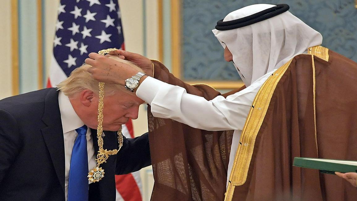 ترامب وملك السعودية