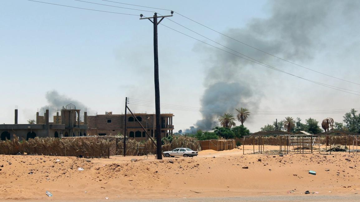 ليبيا قصف/ سياسة/(فرانس برس)