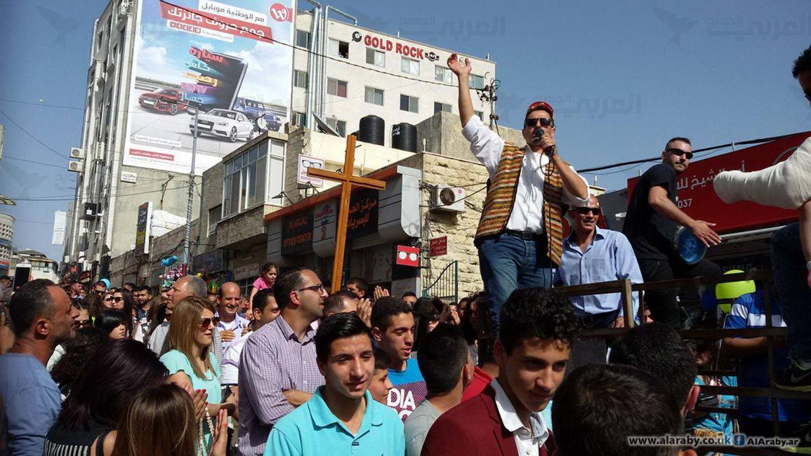 المسيحيون الفلسطينيون يحتفلون بـ "سبت النور"