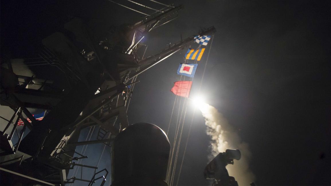 الضربة الأميركية على سورية Robert S. Price/U.S. Navy