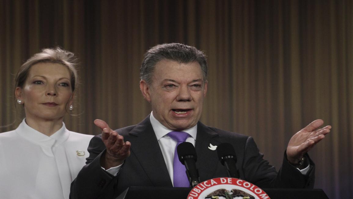 كولومبيا/الرئيس الكولومبي خوان مانويل سانتوس/فيليب سايسيدو/ Getty