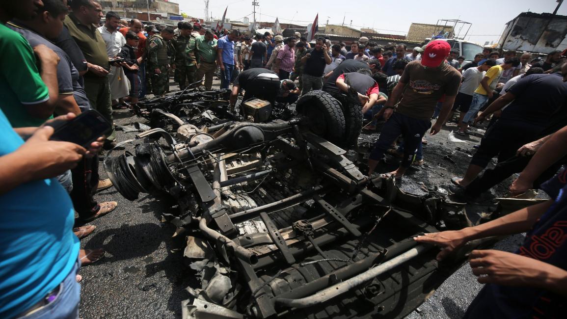 تفجير بغداد/سياسة/أحمد الربيعي/فرانس برس
