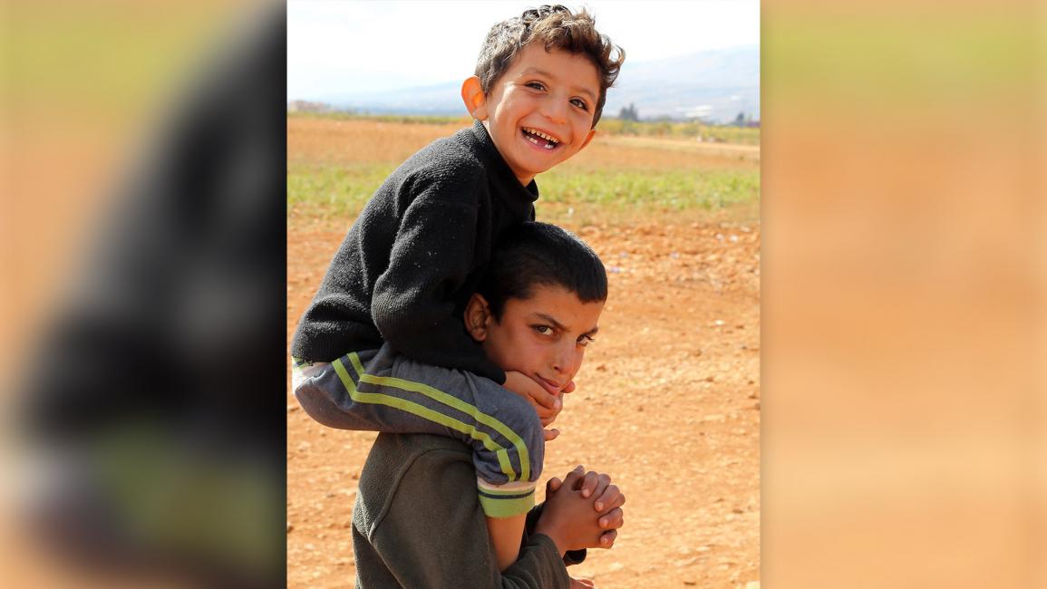 أطفال سوريون لاجئون في لبنان خارج المدارس