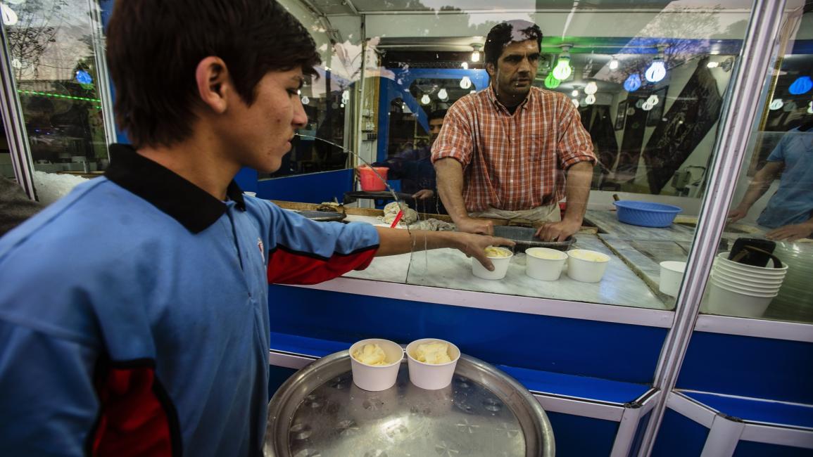 بائع مثلجات في كابول- Getty