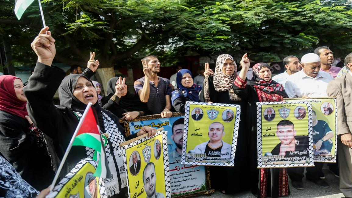وقفة إحتجاجية في غزة مساندة للاسرى