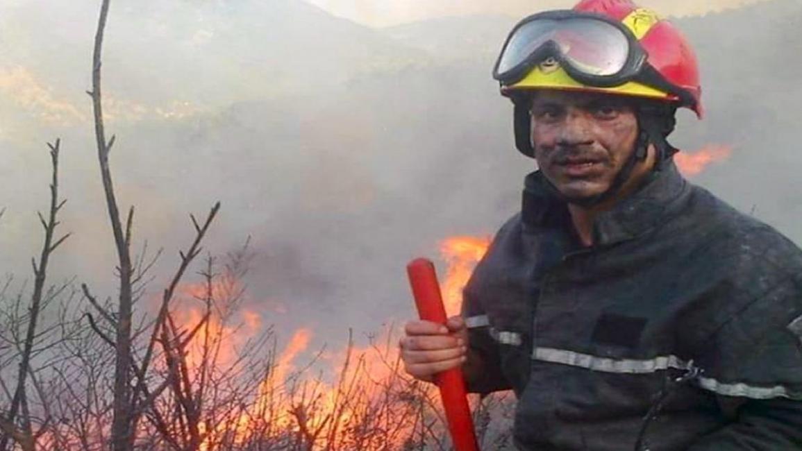 مكافحة حرائق الغابات في الجزائر (تويتر)