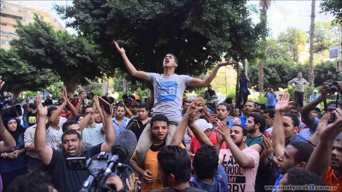 مصر: تظاهرات 25 إبريل في ميدان المساحة بالدقى 