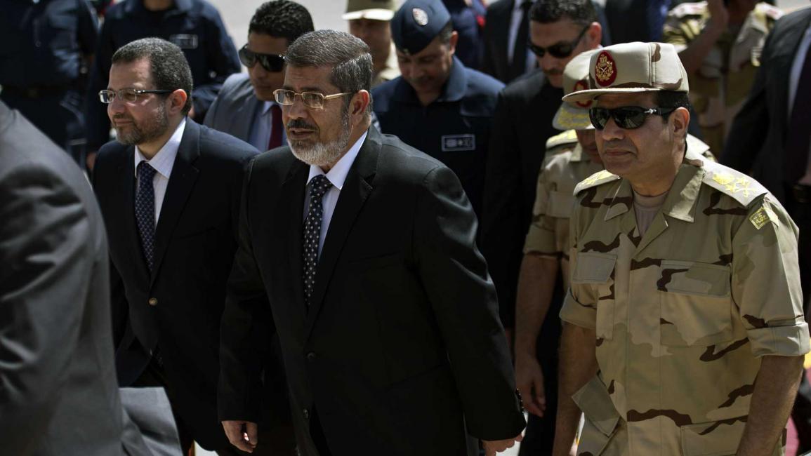 محمد مرسي و عبدالفتاح السيسي