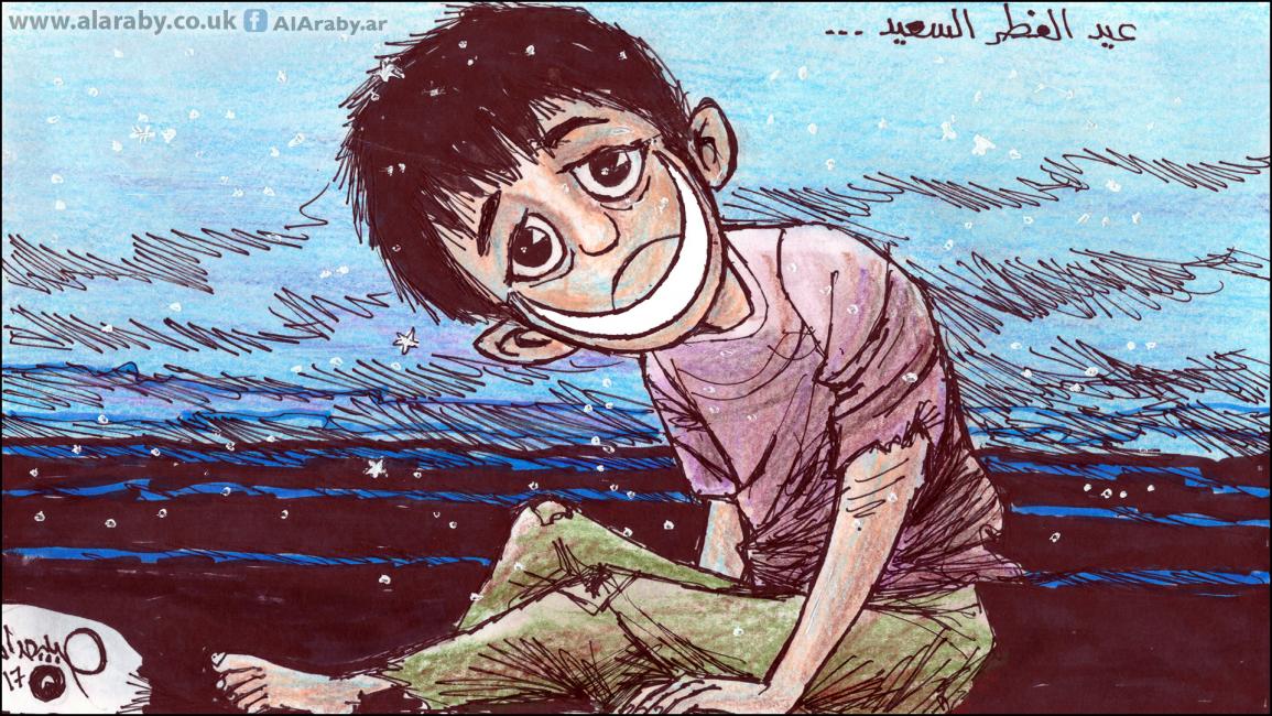 كاريكاتير عيد الفطر / حبيب
