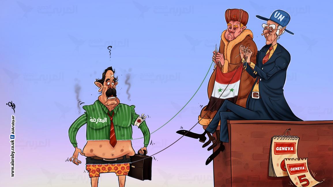 كاريكاتير المعارضة والمفاوضات / فهد
