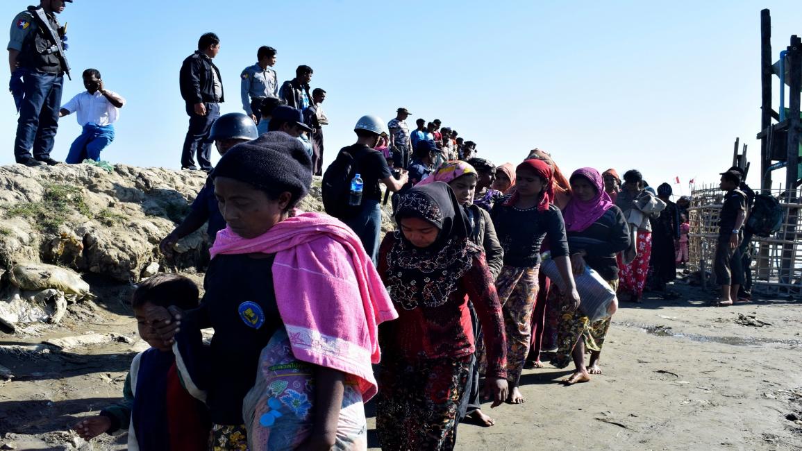 يعيش اللاجئون الروهينغا ظروفا مأساوية (فرانس برس)