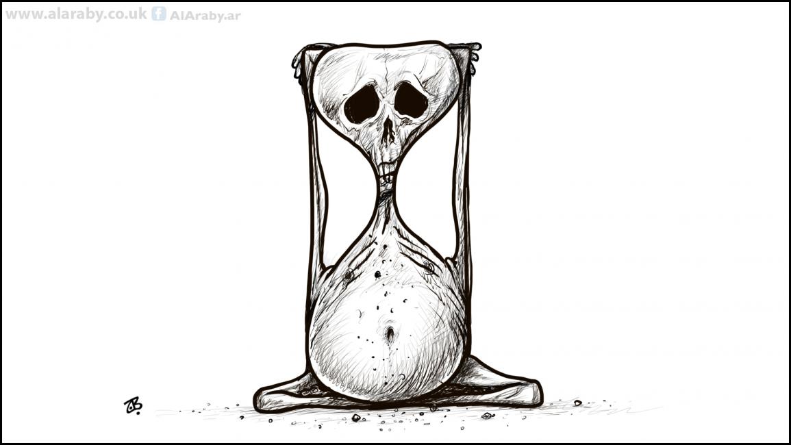 كاريكاتير مجاعة اليمن / حجاج