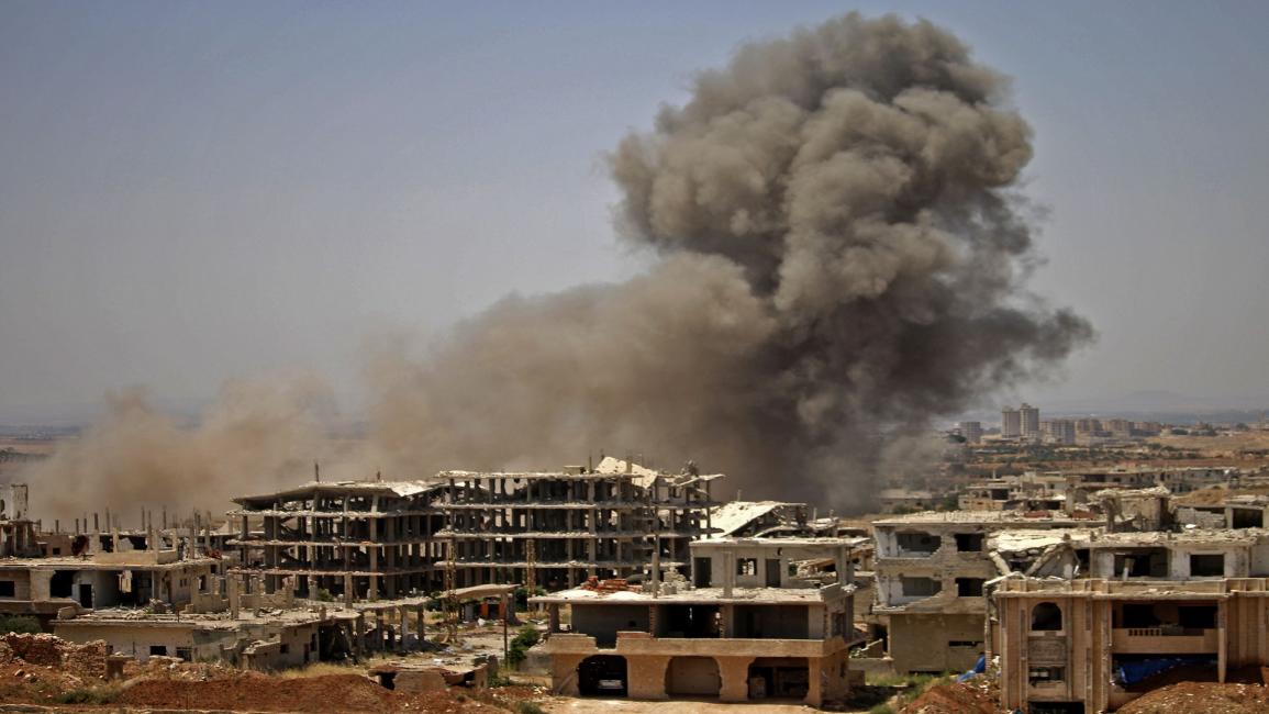 جنوب سورية/قصف النظام/درعا/Getty