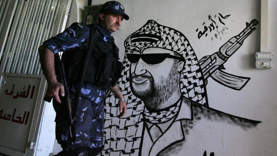 شرطي فلسطيني (حازم بدر/فرانس برس)