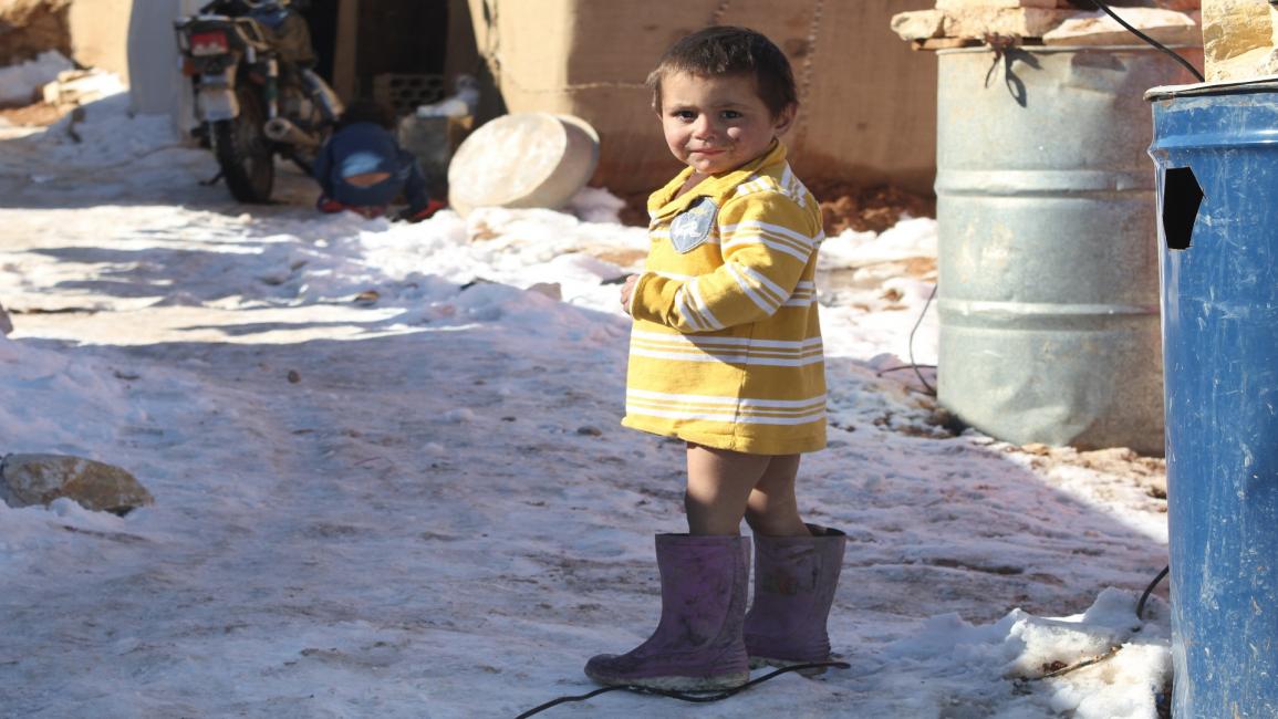 طفل عراقي نازح