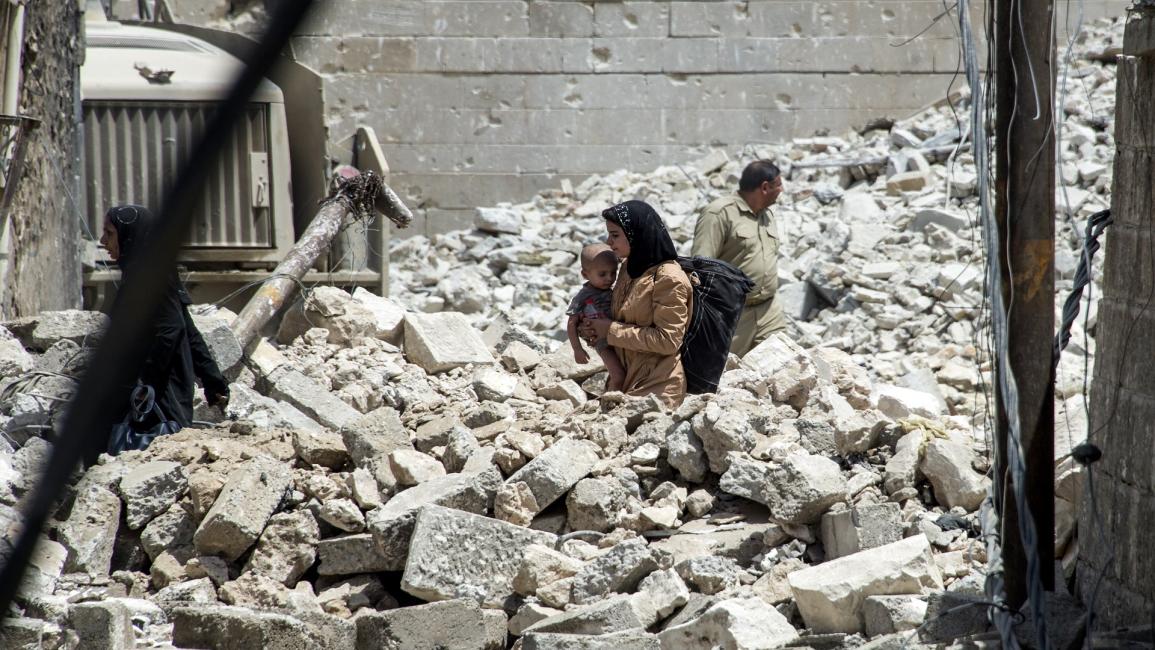 الدمار في الموصل (فاضل سينّا/فرانس برس)