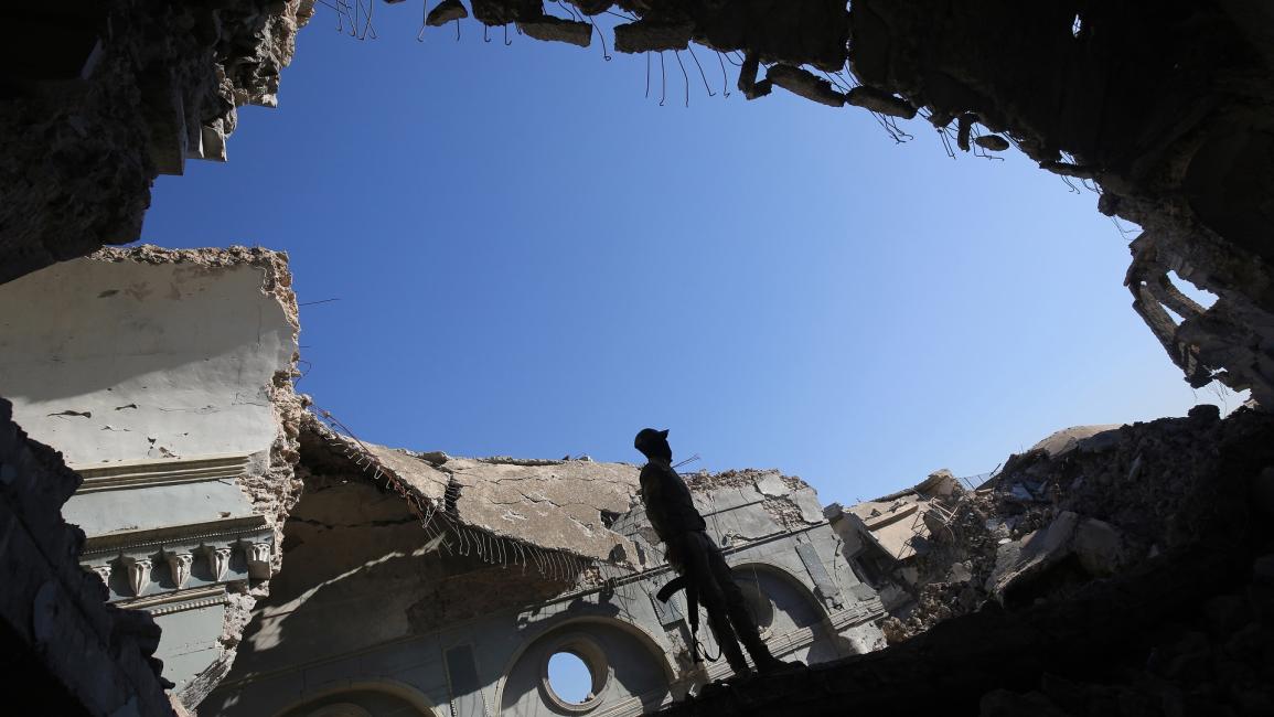 كنيسة مدمرة في الموصل - العراق - مجتمع