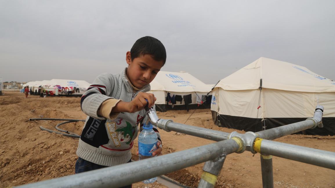 طفل نازح من الموصل - العراق - مجتمع -13/11/2016