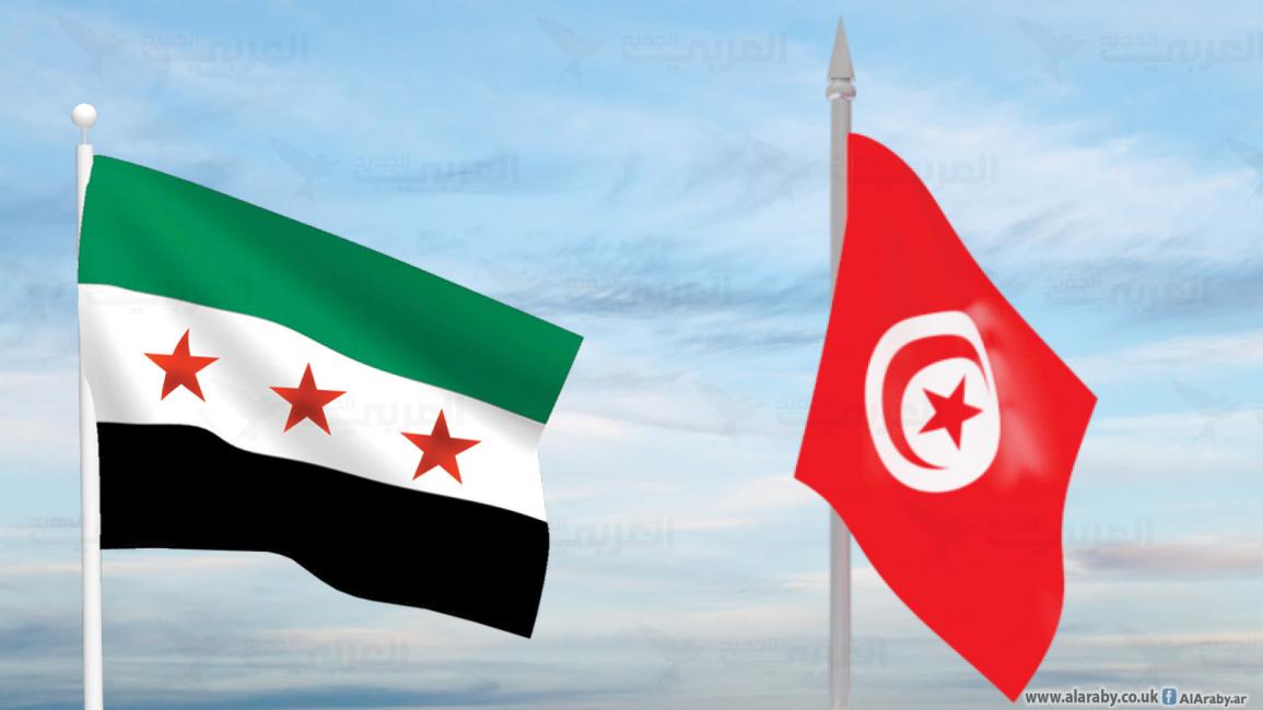 علم تونس والثورة السورية 
