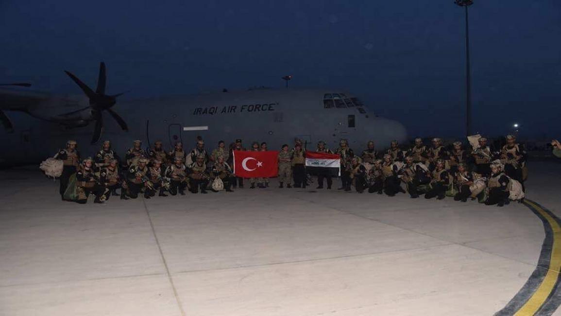 مناورات تركية - عراقية (وزارة الدفاع العراقية)